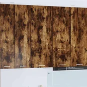Vidaxl Viseča omarica Dimljen hrast 40 x 31 x 100 cm Inženirski les