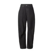 ADIDAS ORIGINALS Kavbojke HIGH RISE BARREL LEG DENIM svetlo siva/črn denim