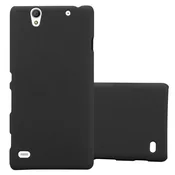 Cadorabo Cadorabo Case, združljiv s Sonyjem v Frosty Black - Hard Case zaščitni pokrov v zmrznjenem videzu proti praskam in udarcem, (20563403)