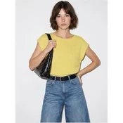 Bianco Lucci Top Strickoberteile limonino-rumena