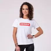 Women‘s T-shirt Basic White - NEBBIA