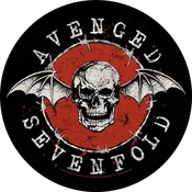 Avenged Sevenfold Distressed Skull Našitek za šivanje 29 cm