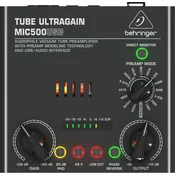 Behringer MIC500USB Mikrofonsko predpojacalo (Kao novo)