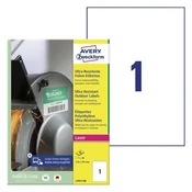 Avery Zweckform odporne etikete L7917-40, 210 x 297, bele