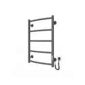 Kupatilski peškirni radijator CLASSIC 65W/230V 66x42 cm inox/antracit desna