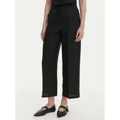 Marella Ohlapne hlače Clava 2615131182 Črna Regular Fit