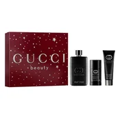 Guilty Pour Homme Eau de Parfum - EDP 90 ml + gel za prhanje 50 ml + trdi dezodorant 75 ml