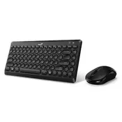 GENIUS Bežična tastatura LuxMate Q8000 US/ crna