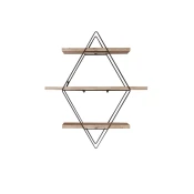 Wallxpert Prizma Raf Buyuk Boy Salon Tipi 2 Zidna polica, 70x16x60 cm
