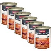 Animonda GranCarno Original Adult – svinjina in perutninska srca 6x800g