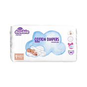 violeta® pleničke cotton premium velikost 1 newborn (2-5 kg) 44 kosov