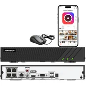 DS-7604NI-Q1/4P(E) - 4-kanalni IP snemalnik, 4x PoE, do 8MPx, Detekcija gibanja 2.0 - Hikvision