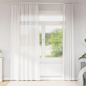 Voile zavjese s petljama 2 kom bijele 140x245 cm