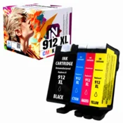 Inkdigo tusz 912XL kompatybilny z HP OfficeJet 8010 OfficeJet Pro 8010 8017 Certyfikat TÜV