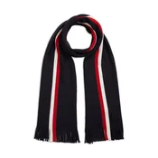 TOMMY HILFIGER Šal mornarska/češnjevo rdeča/bela