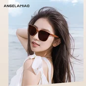 Angelamiao Unisex naocare za sunce, Svetlobraon
