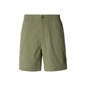 Calvin Klein Kratke hlače iz tkanine LV04LF610G Khaki Straight Fit