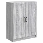 Vidaxl Strani šal Siva Sonoma 66 x 34,5 x 87 cm Inženirski les