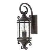 Elstead Lighting Casa Hinkley Zunanja stenska svetilka z 2 lučema, starinska, črna, IP44, (22099860)