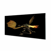 tulup.si Zidna obloga za kuhinju Protipožarni dihanje zmaj 140x70 cm