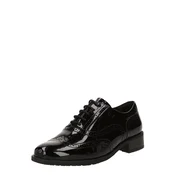 CLARKS Čevlji na vezalke Havisham črna