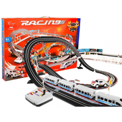 RAMIZ Električni vlak 2 v 1 Racetrack za otroke, starejše od 6 let, na daljinsko upravljanje
