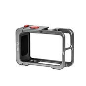 INF Razširljiv okvir iz aluminijeve zlitine (rabbit cage) za DJI Osmo Action 3/4/5 Pro — magnetni hitri priklop, preklopni predal za baterijo, (5000291720)