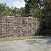 vidaXL Gabion z 5 mm žico in mrežo 5x5 cm 200x10x150 cm