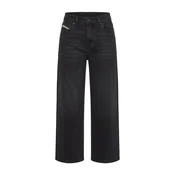 DIESEL Kavbojke 2000 WIDEE-R črn denim
