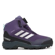 adidas Trekking čevlji Terrex Winter Mid BOA RAIN.RDY Hiking JS2970 Vijolična