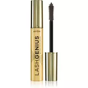 Avon Lash Genius Multitask & Multiply maskara za volumen, privihanje in ločevanje trepalnic 5 v 1 odtenek Brown Black 10 ml