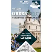 Pilot Lublinsko vojvodstvo. Vodoodporni kolesarski zemljevid. Ne samo Green Velo.