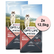 Versele Laga Opti Life Prime dog Adult Salmon 2x12,5 kg