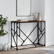 Konzolni stol boja smedeg hrasta 100x40x80 cm konstruirano drvo