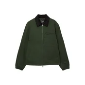 Pull&Bear Prehodna jakna temno rjava/temno zelena