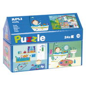 APLI Puzzle U Kucici 24 Kom - Dom 17351
