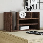 Organizator za stol boja hrasta 44,5x24x25 cm konstruirano drvo