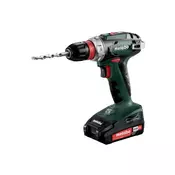 METABO Akumulatorska bušilica - odvrtac BS 18 Quick; 18V; 2x2/0 Ah