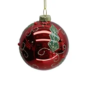 Homestar Božični okrasek JOY rdeč O8cm