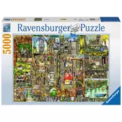 Ravensburger puzzle (slagalice) 5000pcs Bizarre Town RA17430