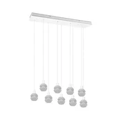 Trio - Luster na sajli MELA 9xE14/25W/230V bela