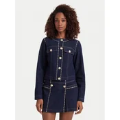 Liu Jo Jeans jakna UF6220 D0347 Mornarsko modra Regular Fit