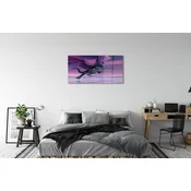 tulup.si Slika na akrilnem steklu Dragon barvita nebo 100x50 cm 4 obešalnika