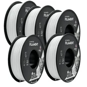 Smart Print 5x PLA+ Bela Filament 1.75mm - Smart Print za 3D Tisk (1kg Kolut)