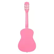 VEVOR Klasična kitara 78x28x8 cm roza