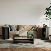 Hanah Home set klub stolova Amon, antracit