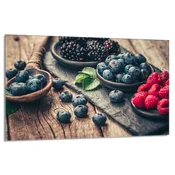 shumee Steklena zaščita za kuhalno ploščo 80x52 Fruit