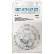 NORD-LOCK varnostna nazobčana podložka NL16, lamelno cinkana, blister SB-8
