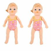 JOJOY Plavajoči dojenček, Plavalna lutka, Vodoodporna punčka za igranje v vodi BUDDYSWIM LILY (1+1 Gratis) | B2UDDYSWIM