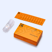 K&F 11 in 1 Cleaning kit, 10*10cm While Vacuum Cleaning Cloth*10 + 30ml Cleaning Liquid